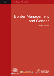 Border Management and Gender Angela Mackay Tool 6