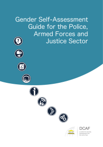 Gender Self-Assessment Guide for the Police, Armed Forces and Justice Sector