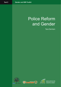 Police Reform and Gender Tara Denham Tool 2