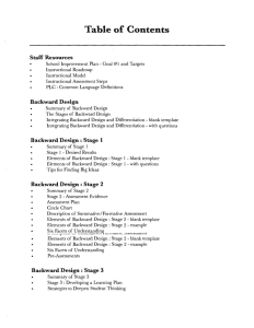 Table of Contents Staff Resources