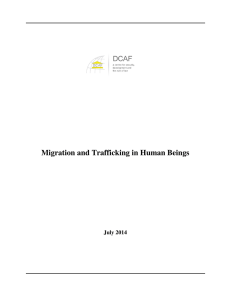 Migration and Trafficking in Human Beings July 2014