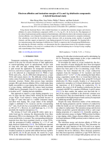 Electron affinities and ionization energies of Cu and Ag delafossite... A hybrid functional study