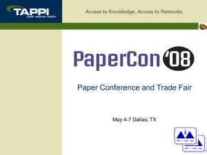 Paper Conference and Trade Fair May 4-7 Dallas, TX