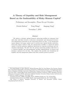 A Theory of Liquidity and Risk Management
