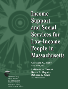 Income Support and Social Services for