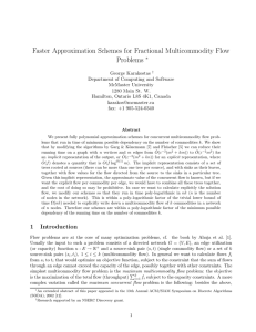 Faster Approximation Schemes for Fractional Multicommodity Flow Problems