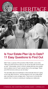 Is Your Estate Plan Up to Date?