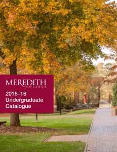 2015–16 Undergraduate Catalogue