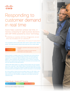 Responding to customer demand in real time