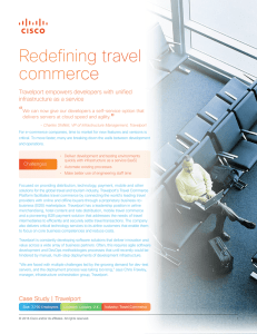 Redefining travel commerce “ ”