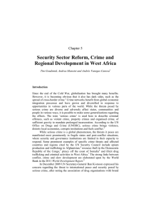 Security Sector Reform, Crime and Regional Development in West Africa Chapter 5