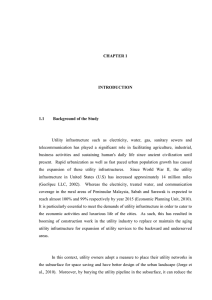 1  Utility  infrastructure  such  as  electricity, ... telecommunication  has  played  a  significant ...