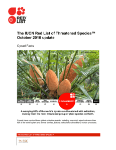 List of Threatened Species™ The IUCN Red October 2010 update