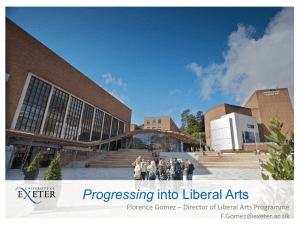 Progressing Florence Gomez – Director of Liberal Arts Programme