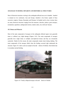 10 DAMAGE TO DOMES, MINARETS AND HISTORICAL STRUCTURES