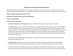 2012-2013 Annual Program Assessment Report