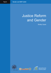 Justice Reform and Gender Shelby Quast Tool 4