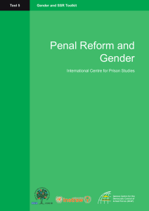 Penal Reform and Gender International Centre for Prison Studies Tool 5