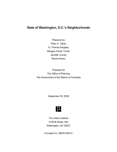 State of Washington, D.C.’s Neighborhoods