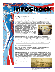 InfoShock Faculty on the Road  July 28, 2011