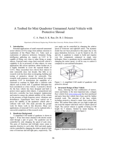 A Testbed for Mini Quadrotor Unmanned Aerial Vehicle with Protective Shroud