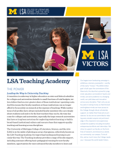 LSA Teaching Academy