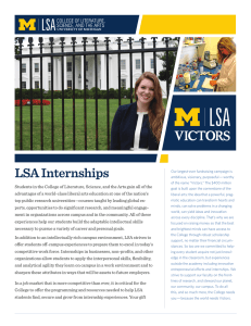 LSA Internships