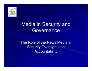 Media in Securit y and