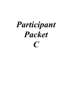 Participant Packet C