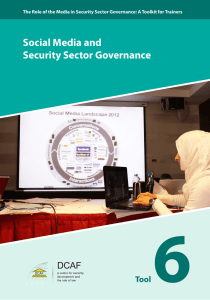 6 Social Media and Security Sector Governance Tool