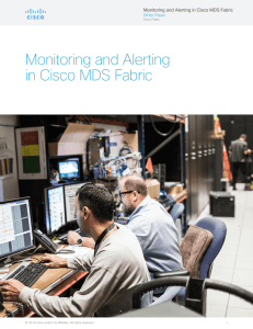 Monitoring and Alerting in Cisco MDS Fabric White Paper
