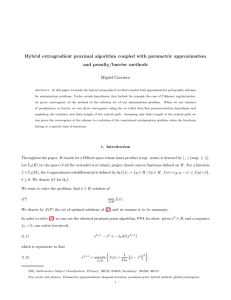 Hybrid extragradient proximal algorithm coupled with parametric approximation and penalty/barrier methods