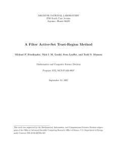 A Filter Active-Set Trust-Region Method