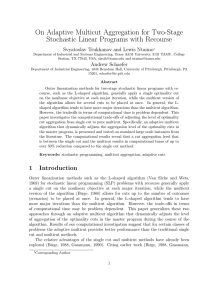 On Adaptive Multicut Aggregation for Two-Stage Stochastic Linear Programs with Recourse