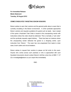 For Immediate Release Media Statement Tuesday, 28 August 2012