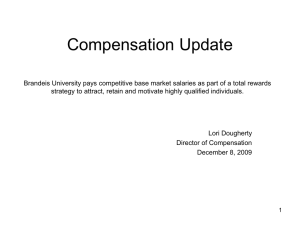 overall staff compensation