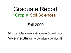 Graduate Report