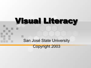 Visual Literacy San José State University Copyright 2003
