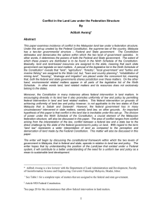 ICUDM Paper on Conflict