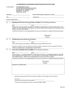 Active Service / Modified Duties Request Form