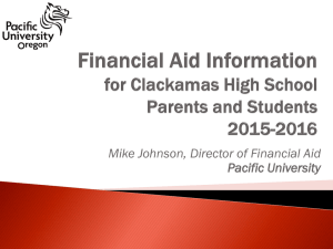 Financial Aid Powerpoint Presentation 2014 (PPT)