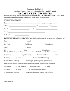 Audition Form