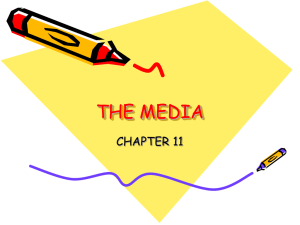 THE MEDIA CHAPTER 11