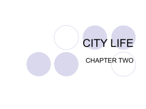 CITY LIFE CHAPTER TWO