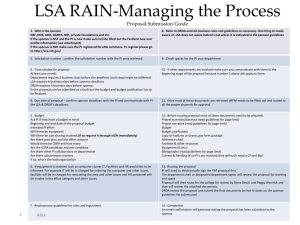 Proposal Preparation Guide