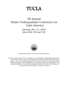 TUCLA VII Program