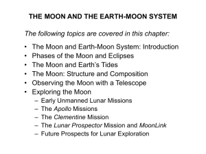 The Moon and the Earth-Moon System