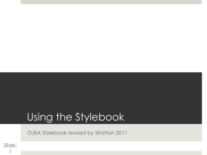 Lecture: Stylebook Prep.ppt