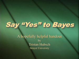 presentation on Bayes