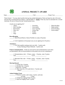 Animal Project Award